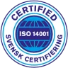 Svensk Certifiering — ISO 14001 certified.