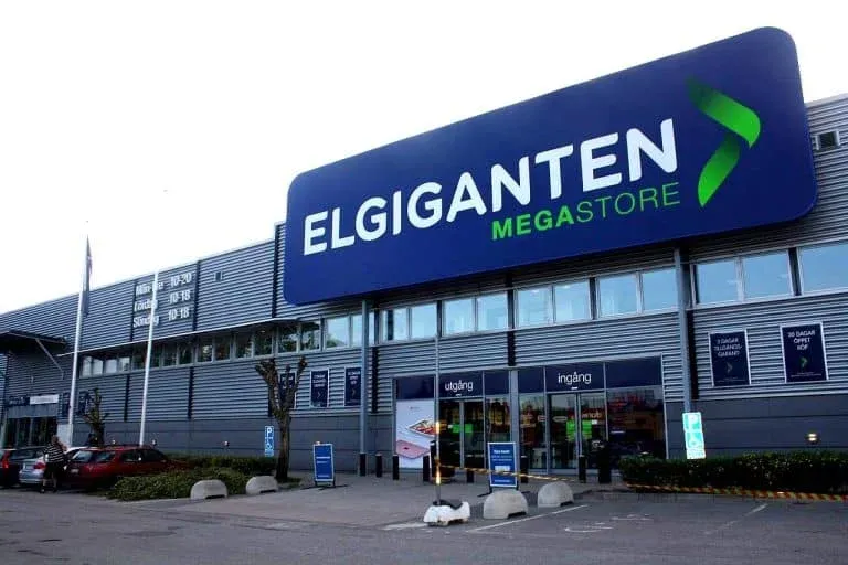Elgiganten – stålkonstruktion utförd av Smederna.