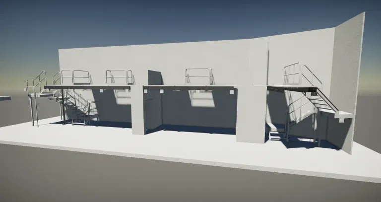 Slussen Sn71 + Sn81 – stålkonstruktion utförd av Smederna.